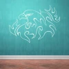 Eagle painting stencil 1203 - Features a graphic design of an eagle with dynamic, flowing lines.