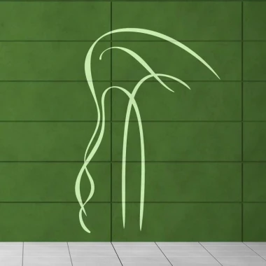 Elegant pelican painting template 1271 in minimalist style, perfect for modern interiors.