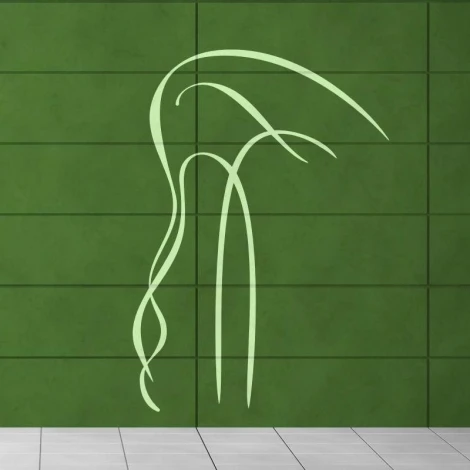 Elegant pelican painting template 1271 in minimalist style, perfect for modern interiors.