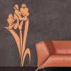 Stylish floral painting template 0989 in subtle shades of orange, perfectly complementing any decor.