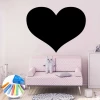 Chalk sticker for kids, heart design - Decorates a child\'s room with light walls and pastel furniture.