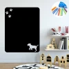 Chalkboard sticker dog 325 - Decor for a child\'s room with light-colored walls and Scandinavian-style furniture.