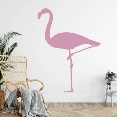 Flaming painting template 2463 - Living room decor with light-colored walls and Scandinavian-style furniture.