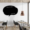 Chalkboard magnetic board 294 - Restaurant decor with light-colored walls, wooden elements, and a modern touch.