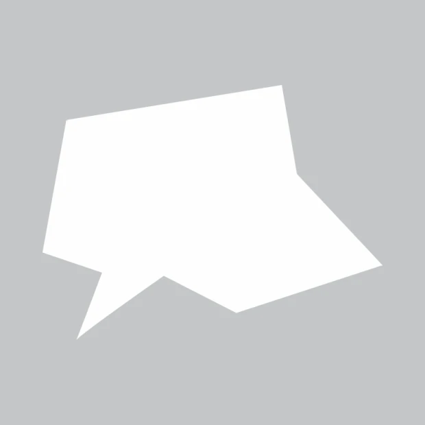 Dry-erase board speech bubble 231 - Graphic design with rounded edges resembling a speech bubble.