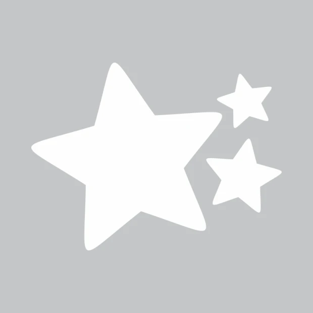 Star-shaped dry-erase board 228 - Graphic design with smaller star accents.