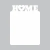 Home dry-erase board 238 - Rectangular design with HOME text and heart at the top.