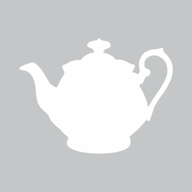 Teapot-shaped whiteboard 249 - Graphic design with simple lines and rounded details.