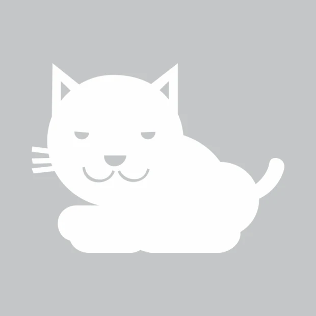 Cat-shaped dry-erase board 260 - Features rounded contours and simple details in a graphic design.