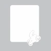 Motocross dry-erase board 296 - Rectangular shape with a graphic of a motorcyclist in motion.
