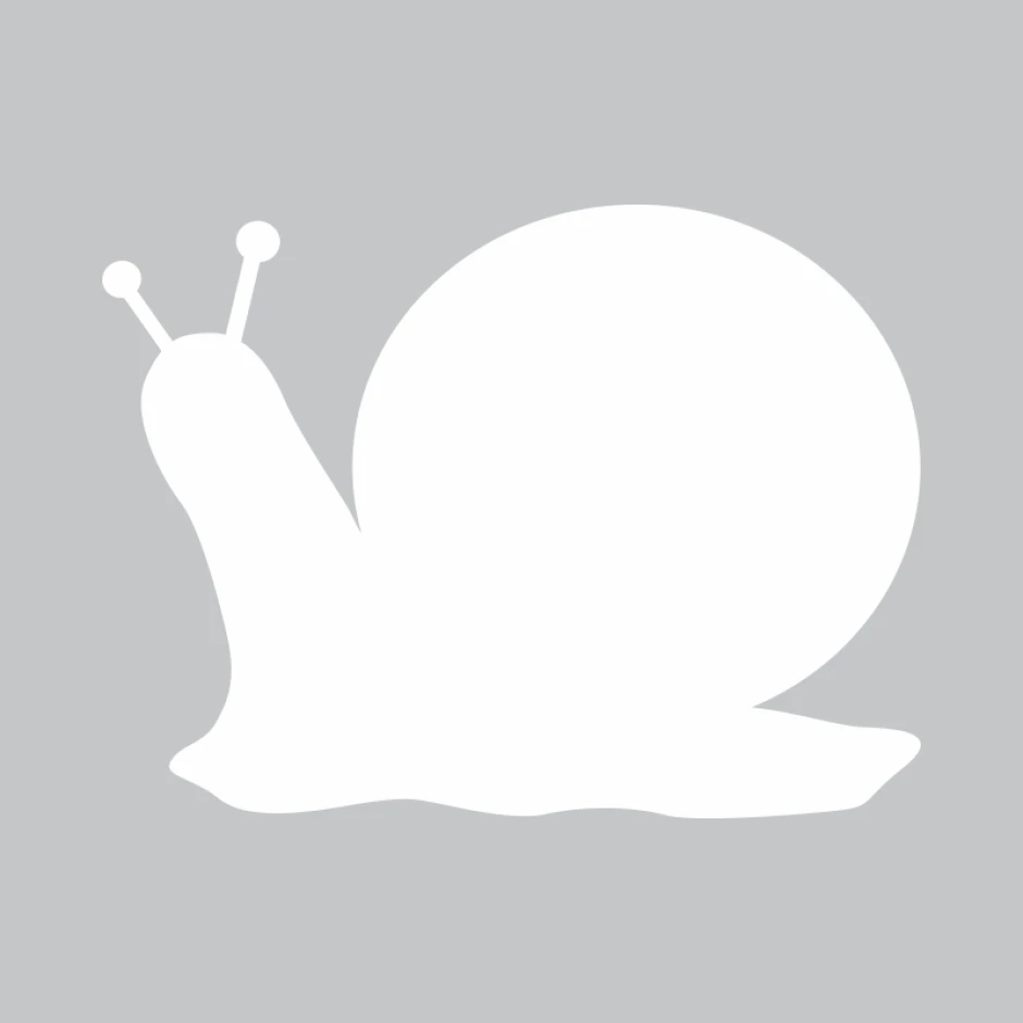 Snail-shaped whiteboard 298 - Features a large round shell and small eyes in a graphic design.