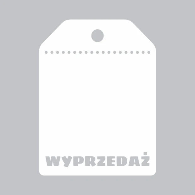 White dry-erase board with a graphic design and "SALE" text at the bottom. Simple and functional.