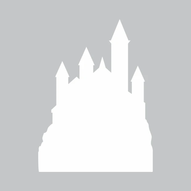 Dry-erase board castle 258 - Graphic design featuring a castle with towers and walls.