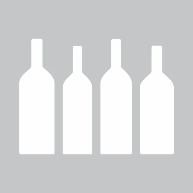Dry-erase board with graphic design featuring four bottles of different shapes in shades of gray.