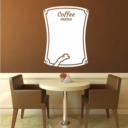 Dry-Erase Board Coffee Menu 253