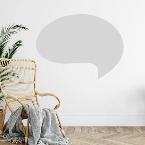 Dry-erase board Dymek 233 - Styled in a room with light-colored walls and natural-style furniture.