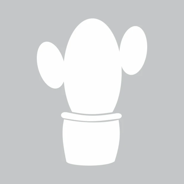 Cactus-shaped whiteboard 351 - Features large oval leaves and a round body design.