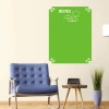 Menu dry-erase board 256 - Styled in a living room with light-colored walls and muted furniture.