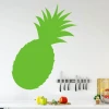 Pineapple dry-erase board 380 - Graphic design. Green pineapple shape on a white background.