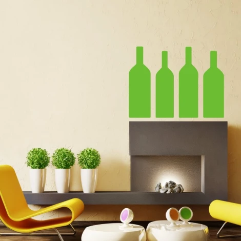 Dry-erase board 337 - Styled in a living room with light walls and furniture in shades of gray and yellow.