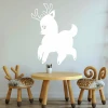 Dry-erase board fawn 269 - Decorated in a child\'s room with light-colored walls and natural wood furniture.