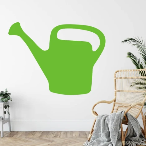 Dry-erase board watering can 340 - Styled in a modern interior with light-colored walls and wooden flooring.