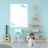 Dry-erase board horses 308 - Decor in a child\'s room. Light-colored walls, natural wooden furniture.