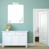 Dry erase board sea 319 - Styled in a room with sea-colored walls, white furniture, and natural flooring.