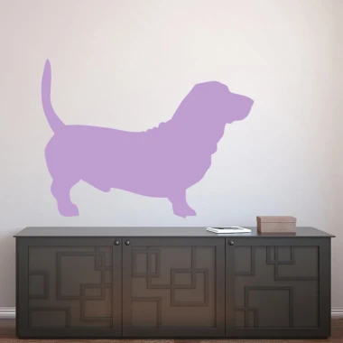 Dry-erase board dog 355 - Styled in a room with light-colored walls and dark furniture.