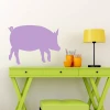 Dry-erase board pig 353 - Office setup with light-colored walls and vibrant furniture.