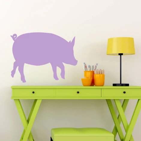 Dry-erase board pig 353 - Office setup with light-colored walls and vibrant furniture.