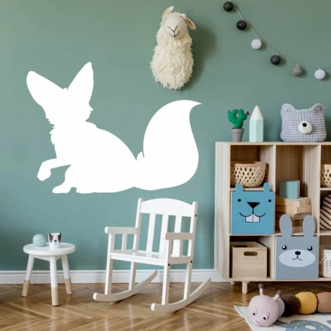 Dry-erase board lis 329 - Decorated in a children\'s room with green walls and light-colored furniture.