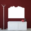 Tatry 322 dry-erase board - Styled in a modern room with dark red walls and white furniture.