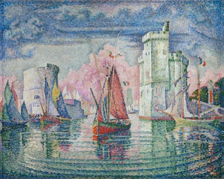 Reproduction Entrée Du Port De La Rochelle, Paul Signac