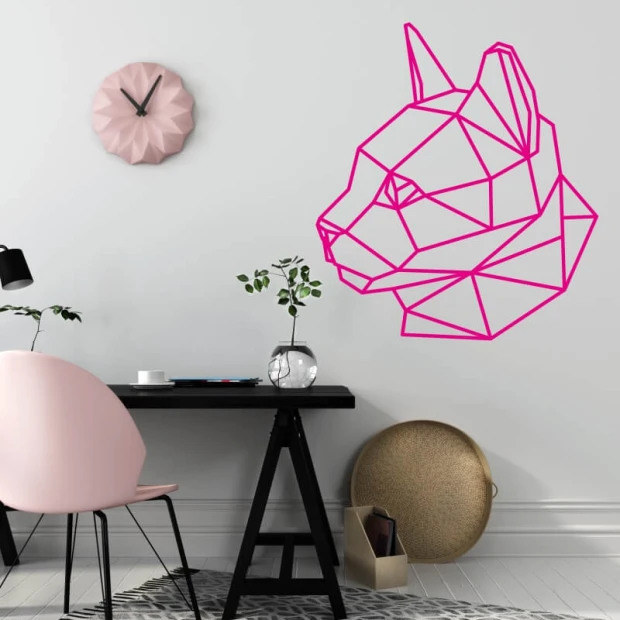 Cat painting template 2479 - Room setup with light walls, modern furniture, and a minimalist style.