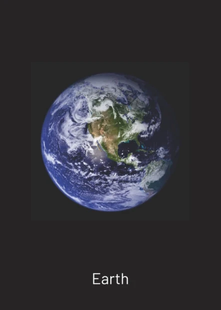 Earth 063 Poster - Graphic design featuring a globe with visible continents and oceans.