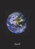 Earth 063 Poster - Graphic design featuring a globe with visible continents and oceans.