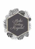 Make Today Magical poster 125 - Graphic design featuring a hexagon with text surrounded by green and gray leaves.