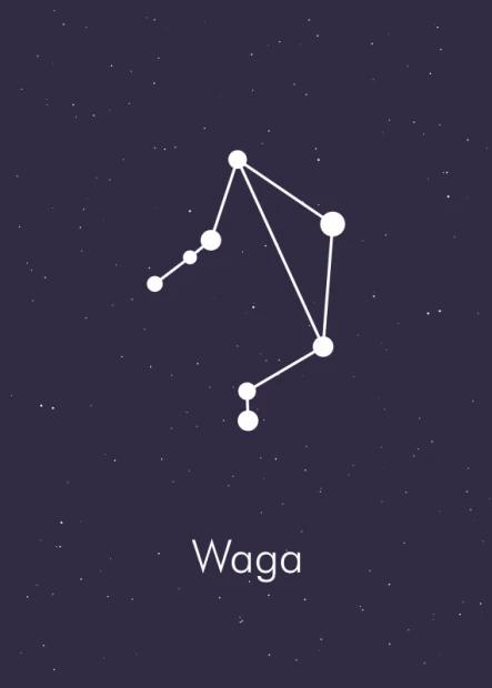 Zodiac sign Libra poster 108 - Graphic design featuring the constellation outline and the word Libra on a dark background.
