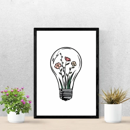 Poster Flowers In A Bulb 171