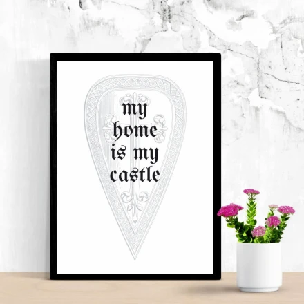 Poster My Home Is My Castle 158