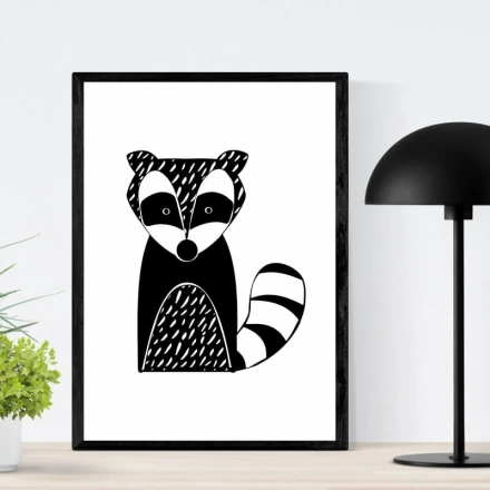 Poster Raccoon 215