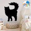 Chalk sticker for kids - cat design, perfect for a bright children\'s room with neutral furniture.