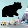 Magnetic chalkboard bear 372 - Decor in a child\'s room. Light-colored walls, carpeted floor.