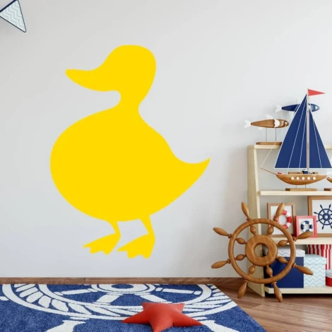 Dry-erase board duck 376 - Styled in a children\'s room with light-colored walls and wooden furniture.