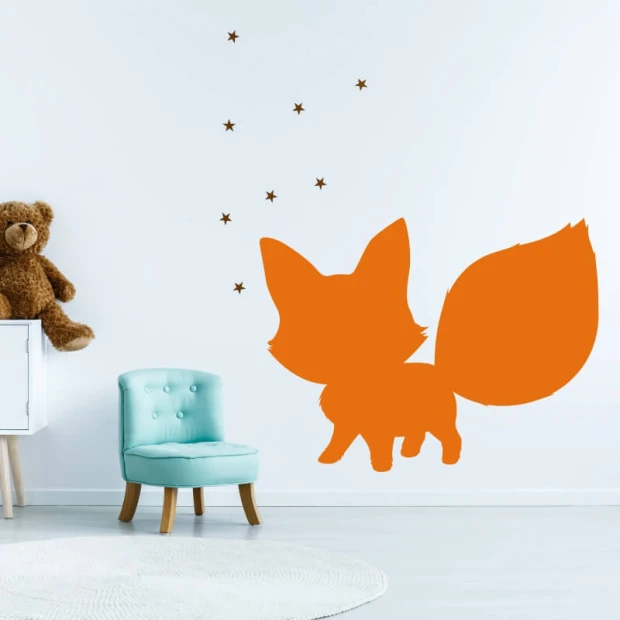 Dry-erase board 378 - Styled in a children\'s room with light walls, a teddy bear, and a blue chair.