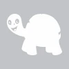 Turtle-shaped dry-erase board 366 with a smiling face and big eyes.