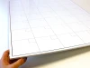 Lean planner dry-erase board 003 - Graphic design. Simple grid with rectangles at regular intervals.