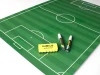 Football tactical board 322, dry-erase, featuring a green surface with white field lines and graphic design.