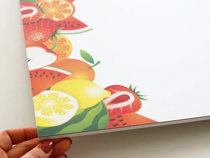 Custom magnetic board printed on 5mm PVC, measuring 65x55 cm - Graphic design. The image features